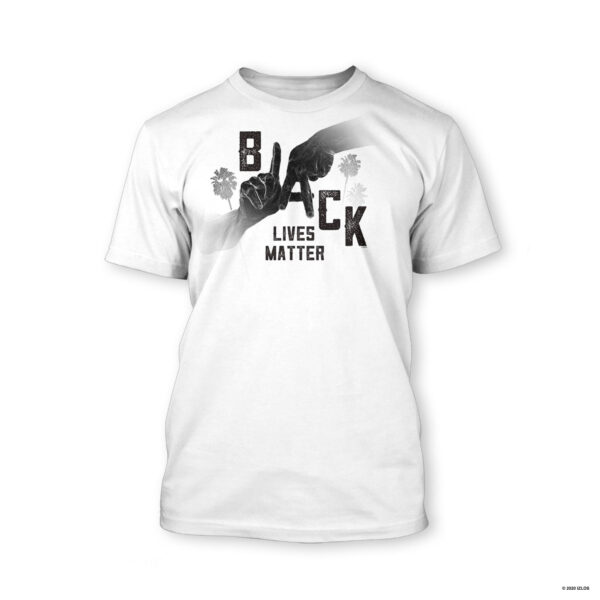 BLM LA Hand Sign White - Image 3